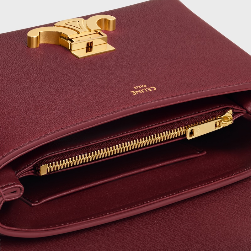 sac teen nino en cuir de veau souple grainÉ