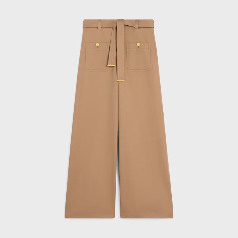 pantalon à queue en sergé de coton