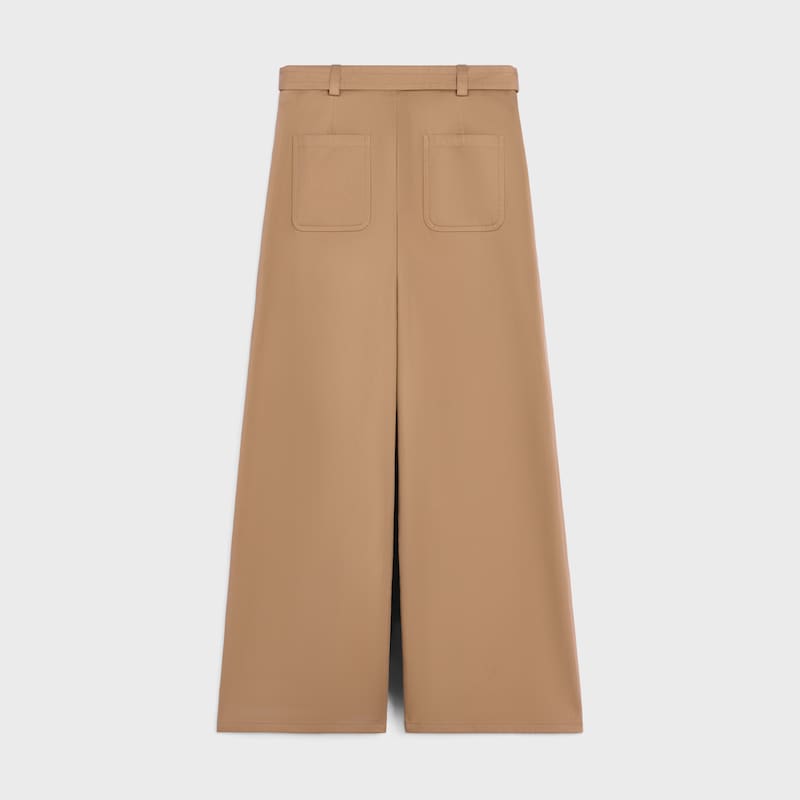 pantalon à queue en sergé de coton