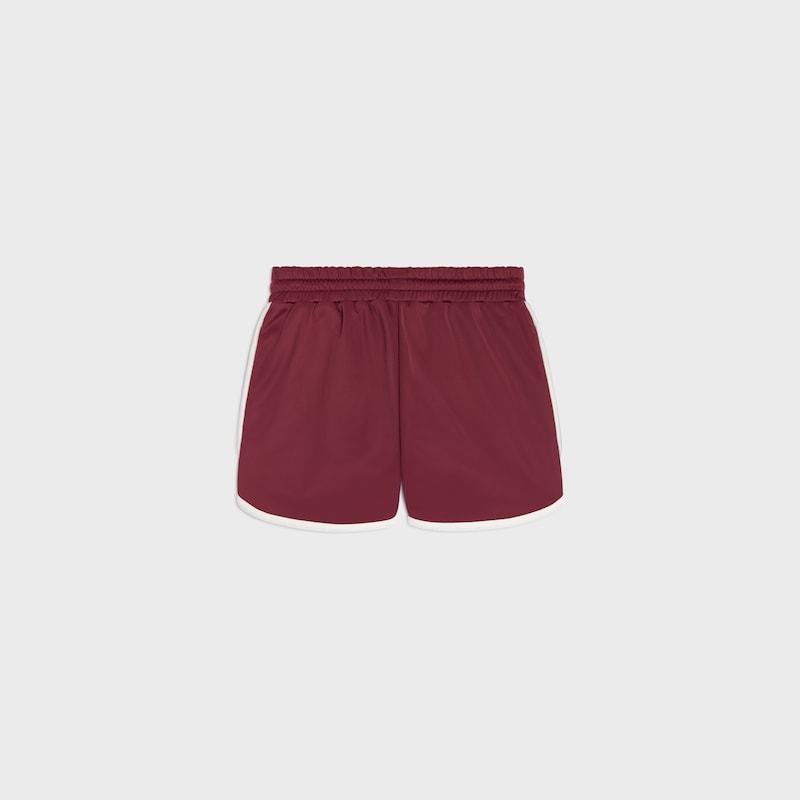 mini-short de jogging en jersey double face