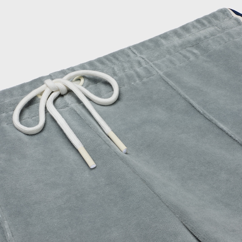 pantalon de survêtement en jersey de velours