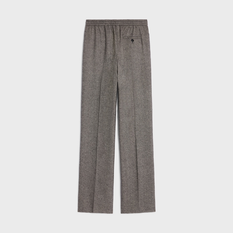pantalon à cordon en flanelle de cachemire