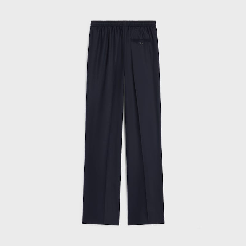 pantalon à cordon en flanelle de cachemire