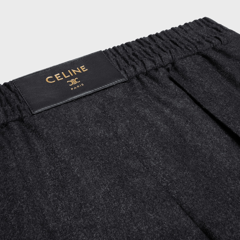 pantalon en flanelle de cachemire