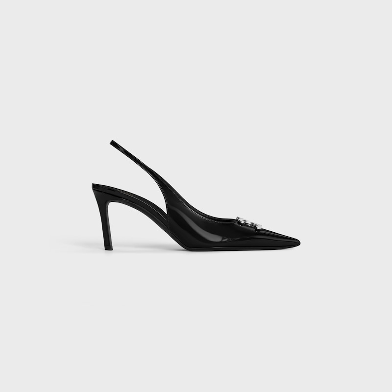 escarpins celine alma triomphe en veau brillant