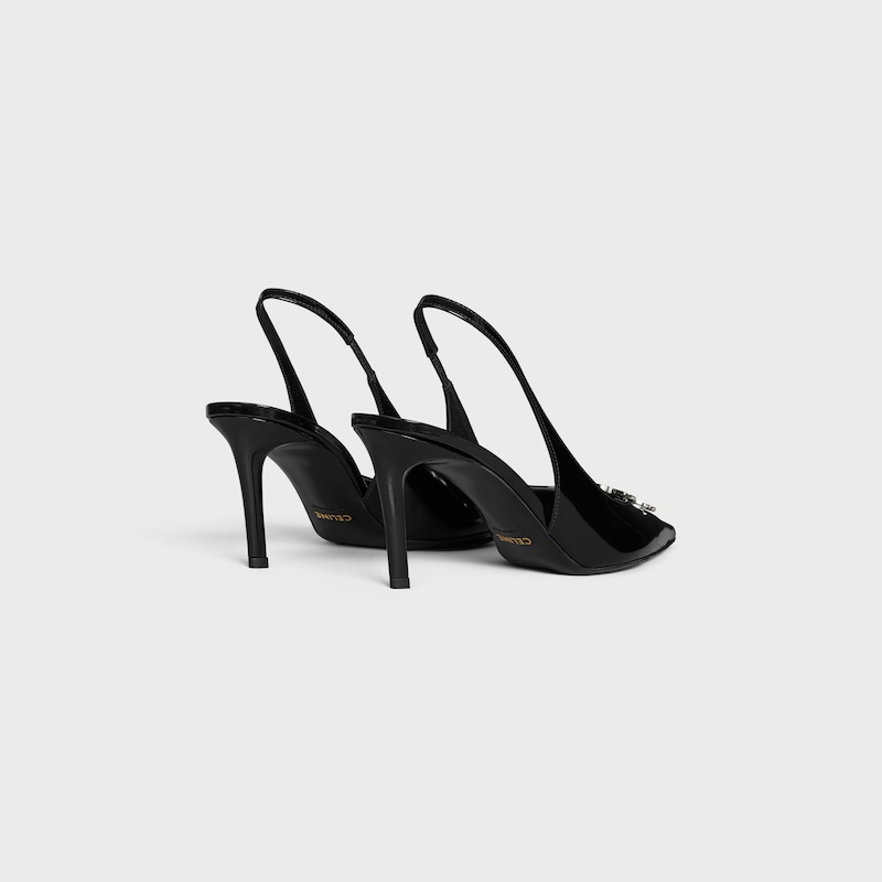 escarpins celine alma triomphe en veau brillant