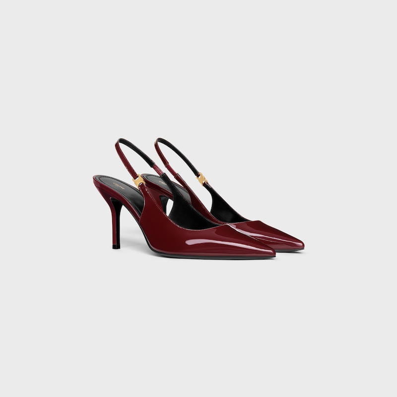 judy - essuie-corps triomphe en cuir de veau vernis