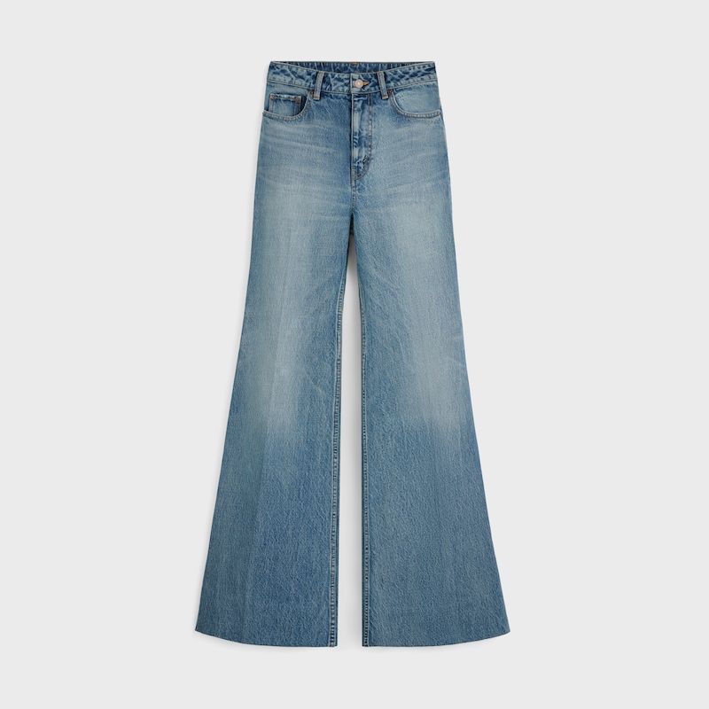 jean évasé 001 en denim