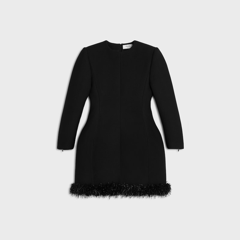 robe en laine tricotine