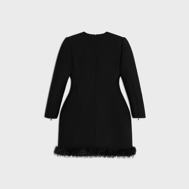 robe en laine tricotine