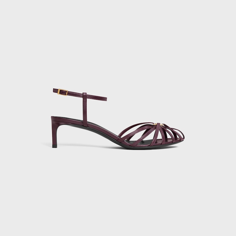 sandales céline triomphe en cuir dagneau