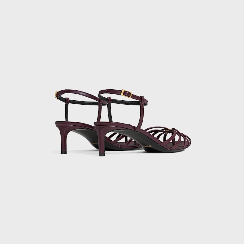 sandales céline triomphe en cuir dagneau