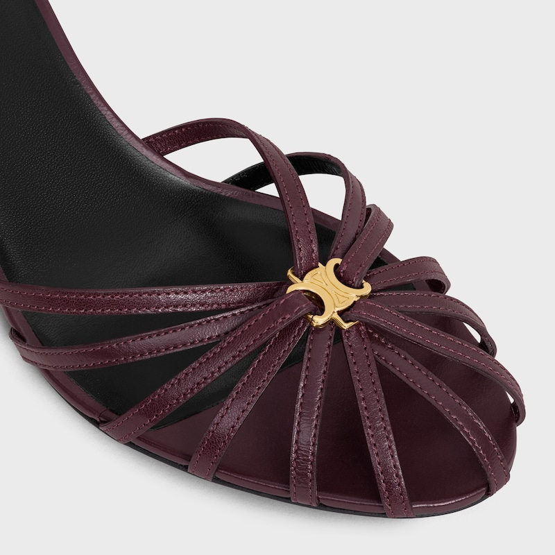 sandales céline triomphe en cuir dagneau