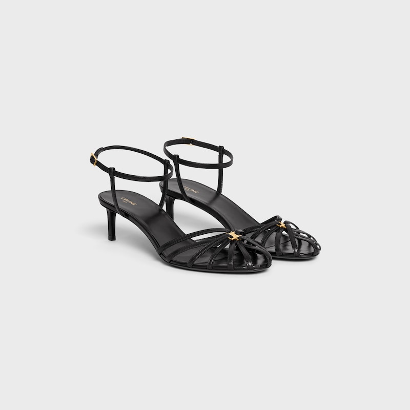 sandales céline triomphe en cuir dagneau
