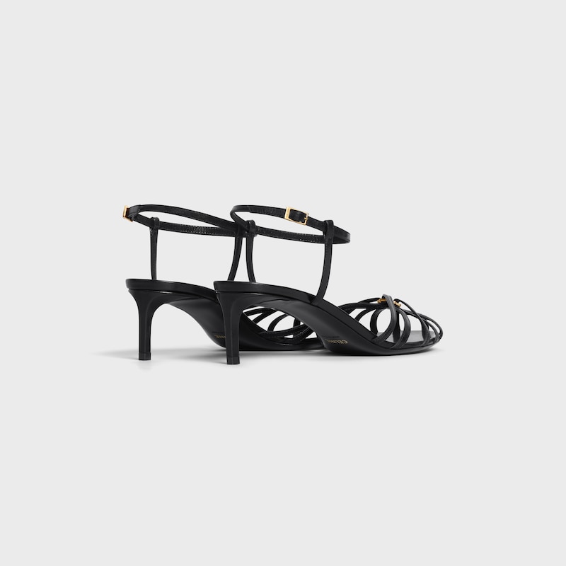 sandales céline triomphe en cuir dagneau