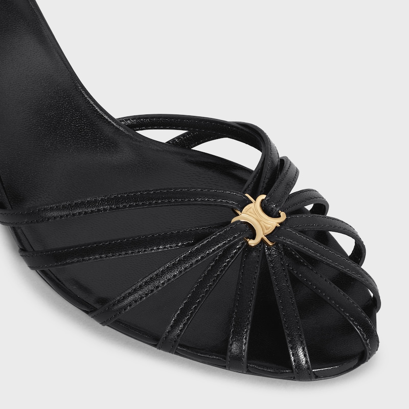 sandales céline triomphe en cuir dagneau