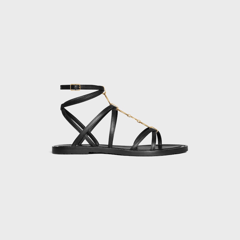 sandales à brides et bijoux celine lympia en cuir de veau