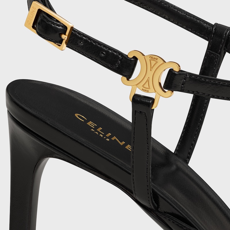 sandales céline ava en cuir dagneau