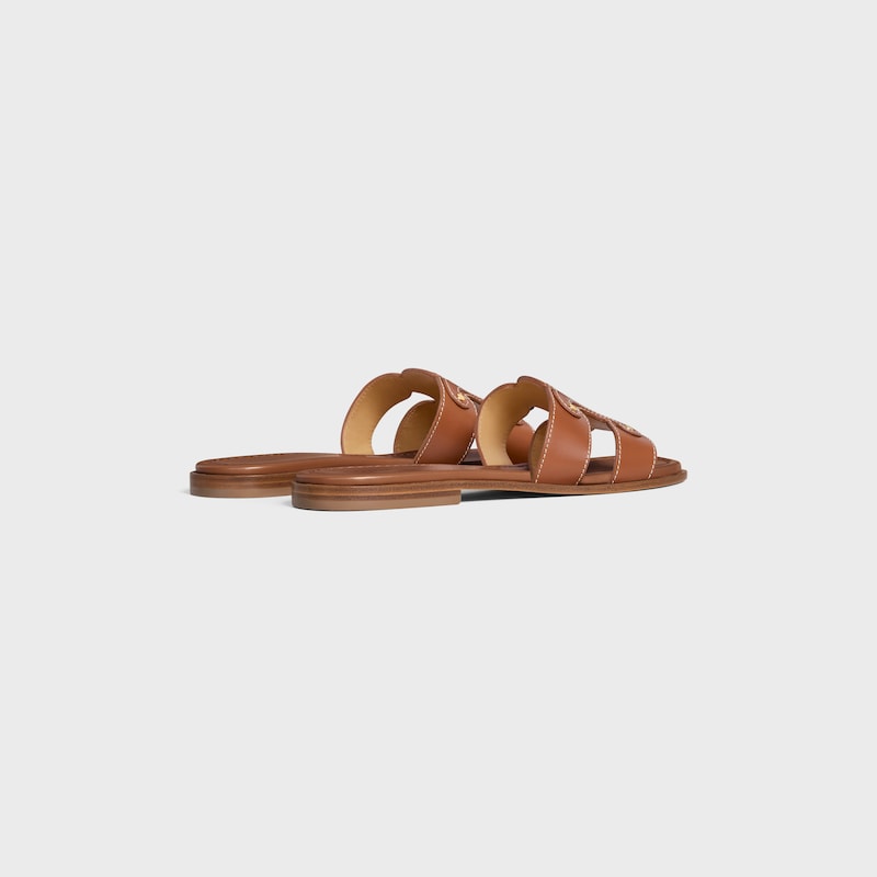 mule celine marina en cuir de veau