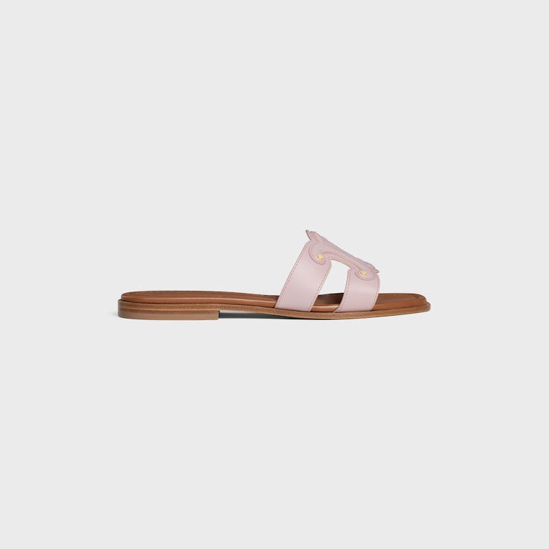 mule celine marina en cuir de veau