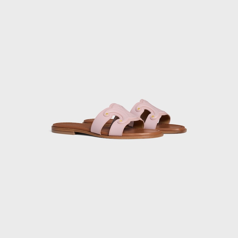 mule celine marina en cuir de veau
