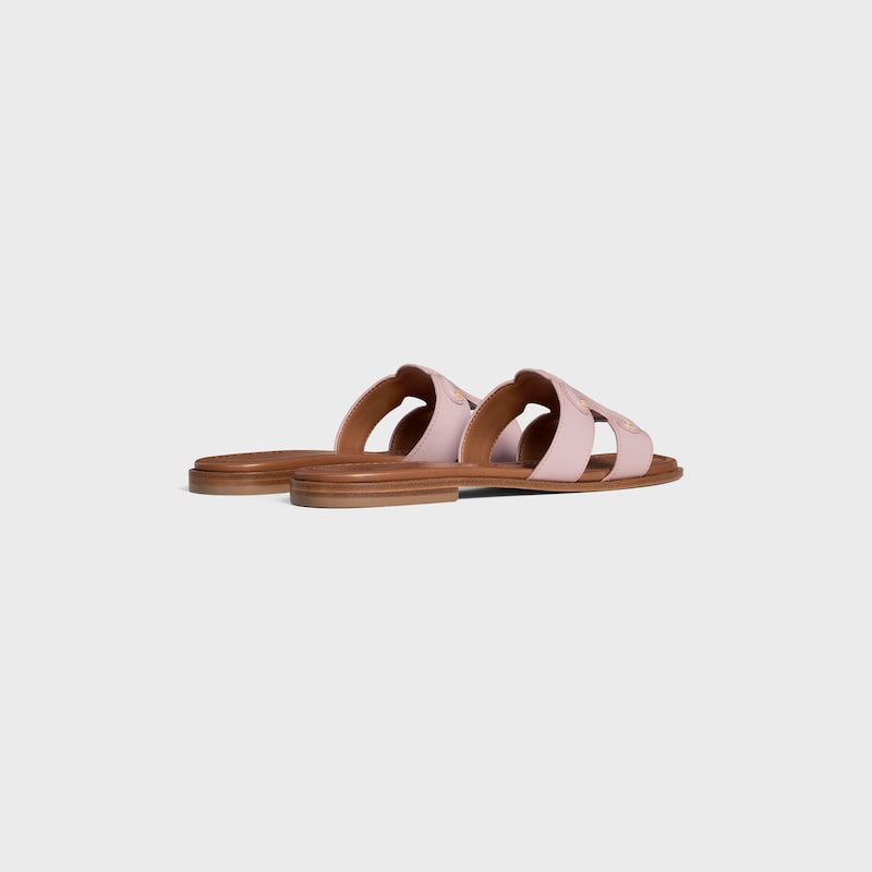 mule celine marina en cuir de veau