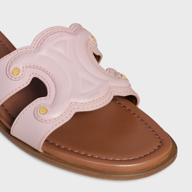 mule celine marina en cuir de veau