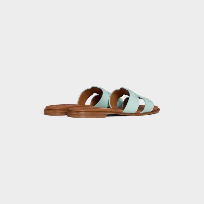 mule celine marina en cuir de veau