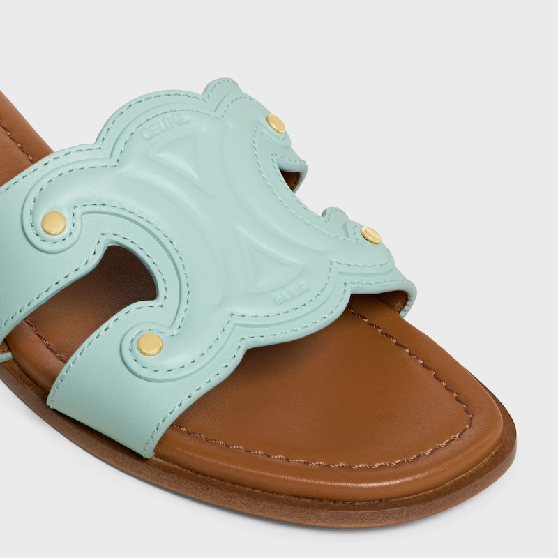 mule celine marina en cuir de veau
