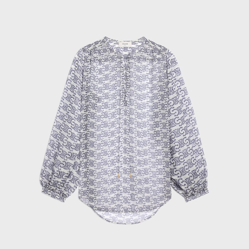 blouse romy en crêpe de soie