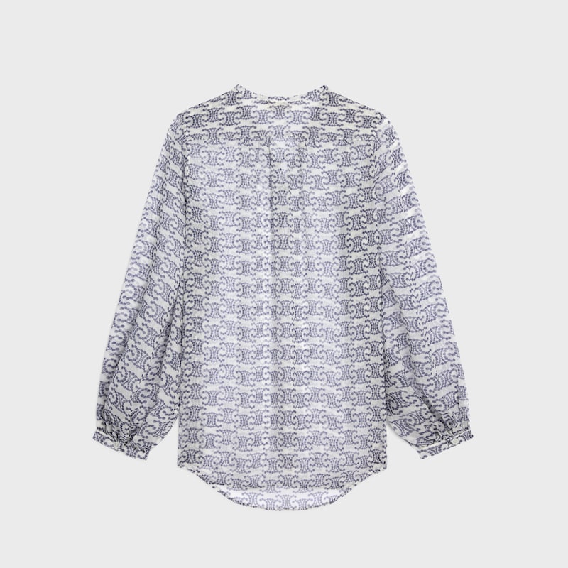 blouse romy en crêpe de soie