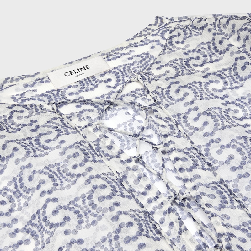 blouse romy en crêpe de soie
