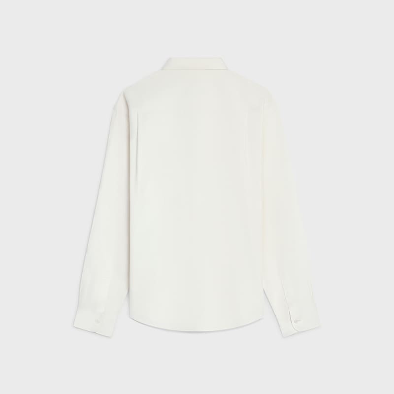 chemise décontractée en sergé de soie