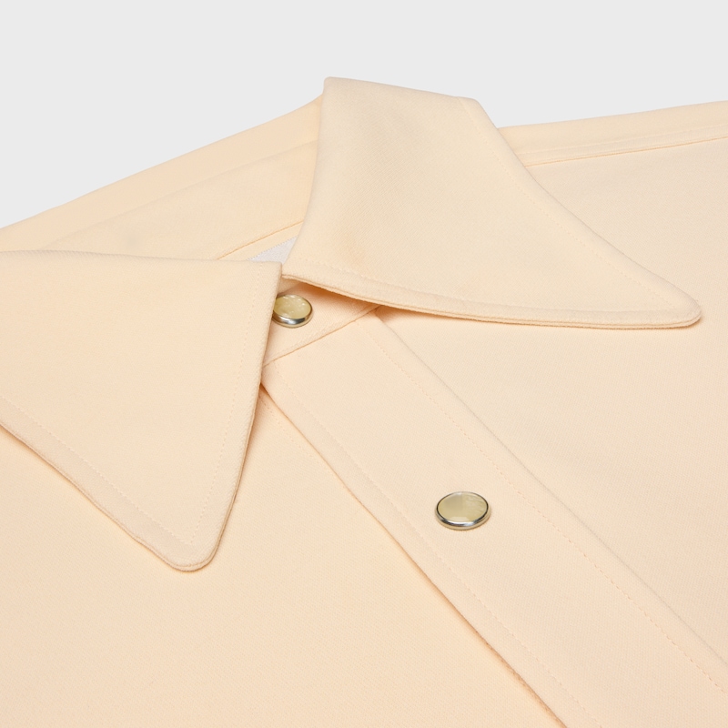 chemise en viscose et crêpe de soie