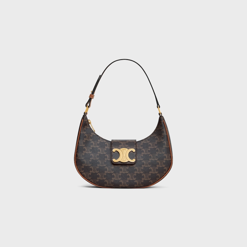 sac ava triomphe moyen en toile triomphe et cuir de veau