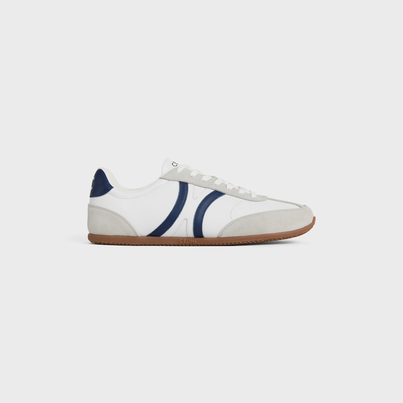 celine jogger - basket basse À lacets en cuir de veau et sÉquence