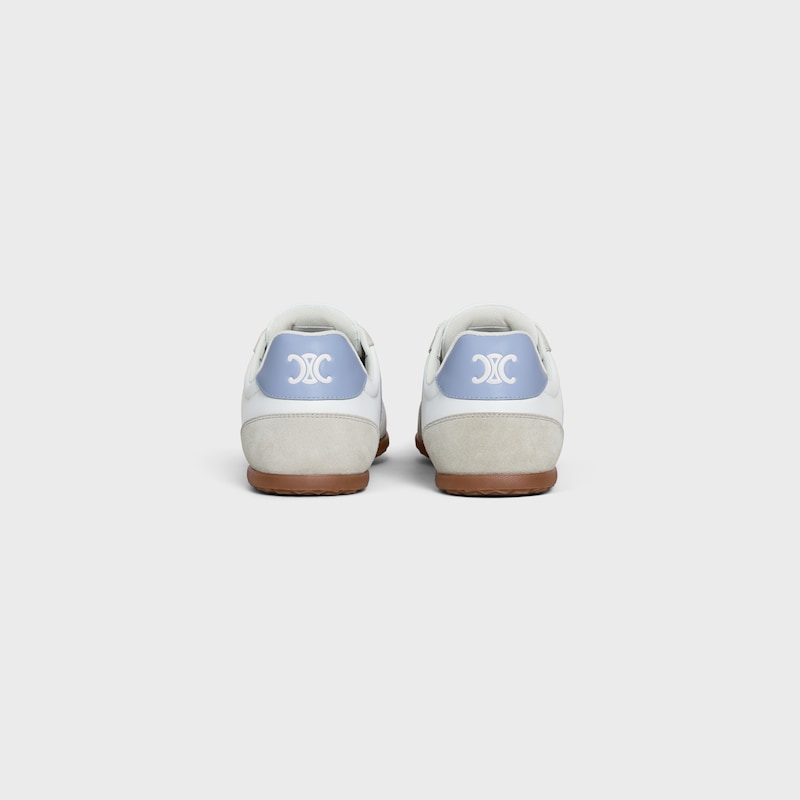 celine jogger - basket basse À lacets en cuir de veau et daim