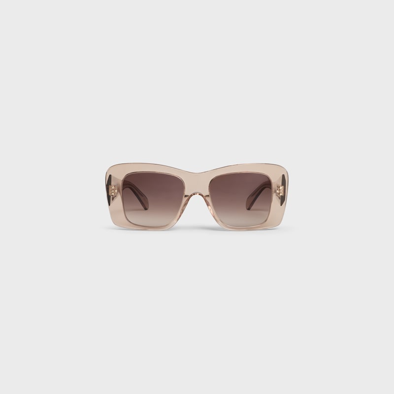 lunettes de soleil carrées s321 en acétate