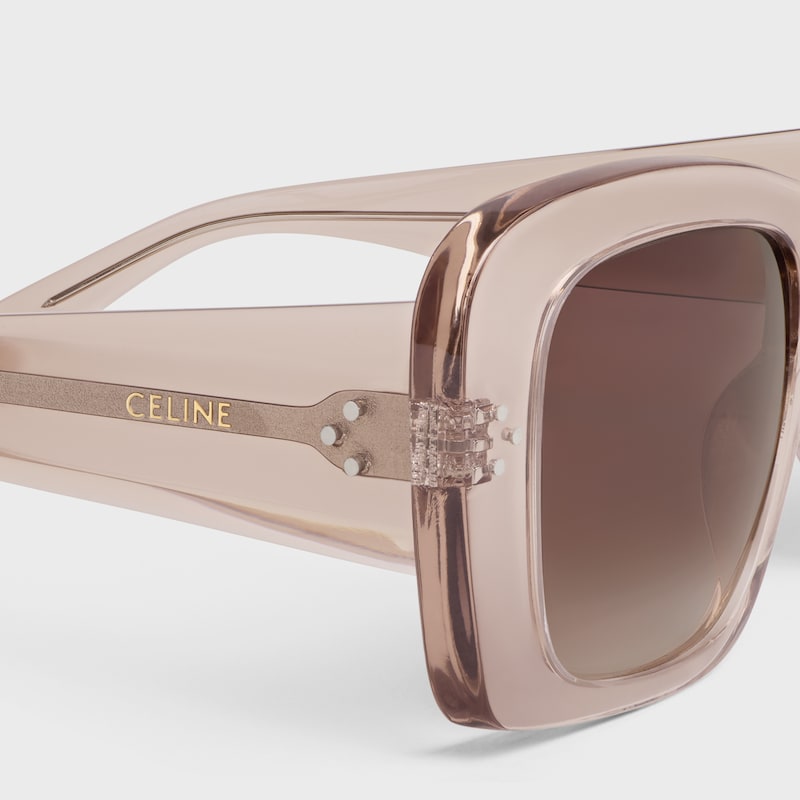 lunettes de soleil carrées s321 en acétate