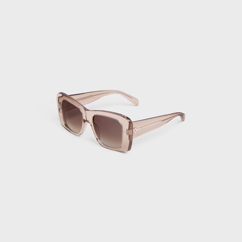 lunettes de soleil carrées s321 en acétate