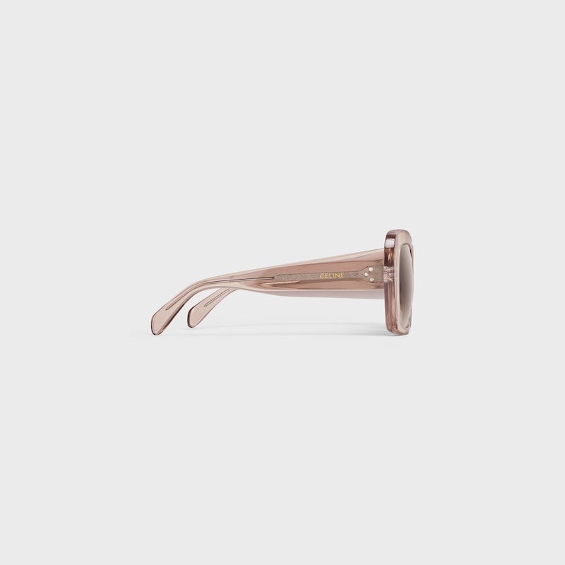 lunettes de soleil carrées s321 en acétate
