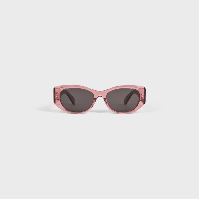 lunettes de soleil rectangulaires s329 en acétate