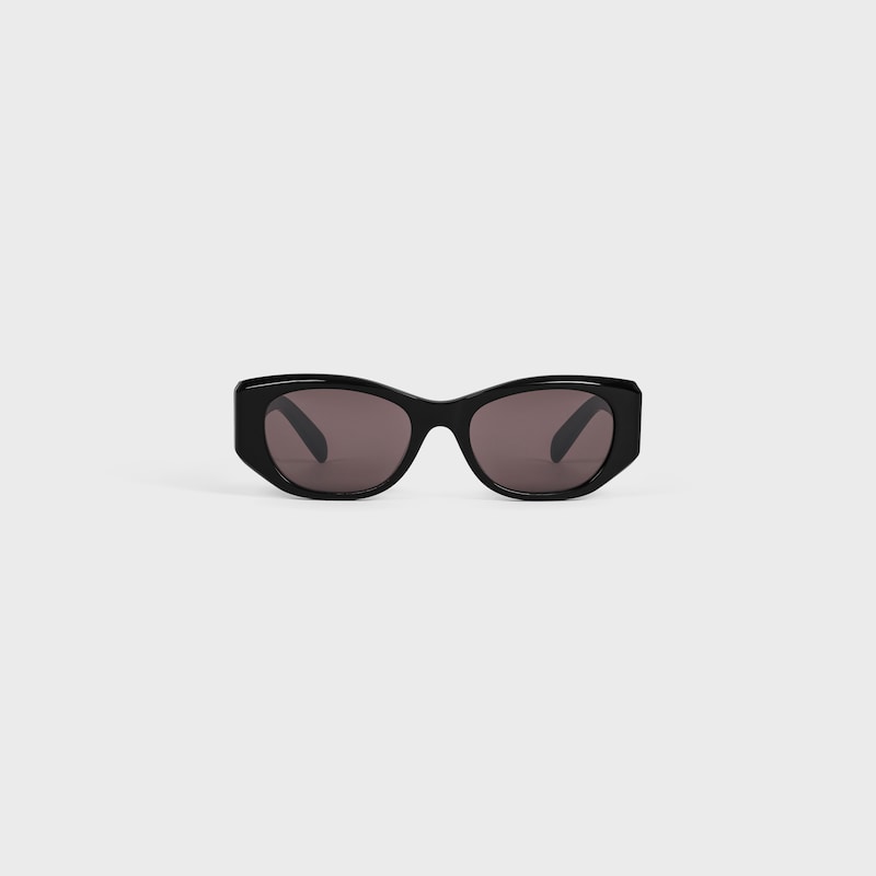 lunettes de soleil rectangulaires s329 en acétate