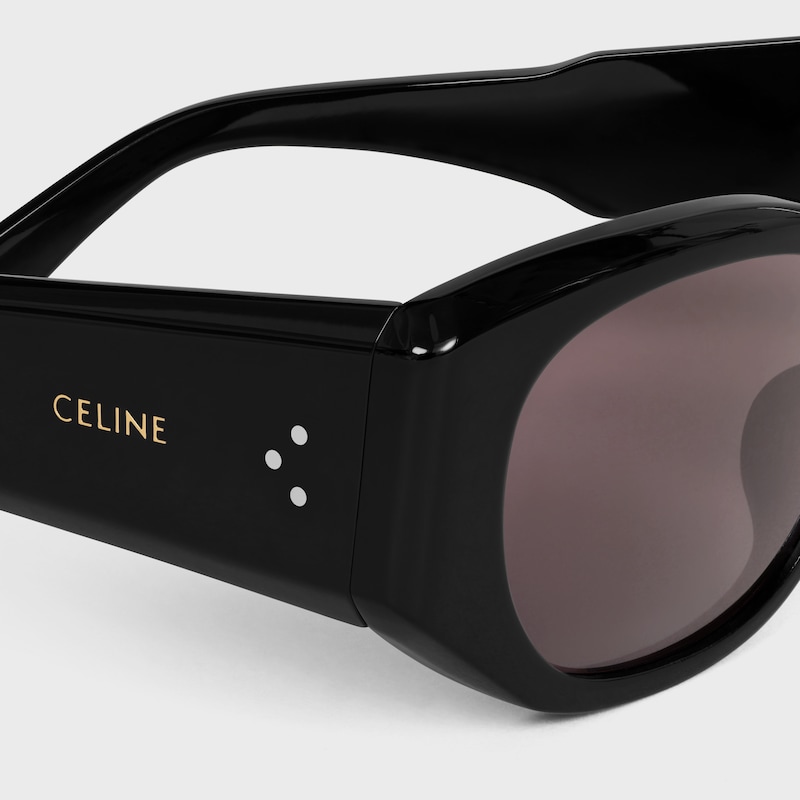 lunettes de soleil rectangulaires s329 en acétate