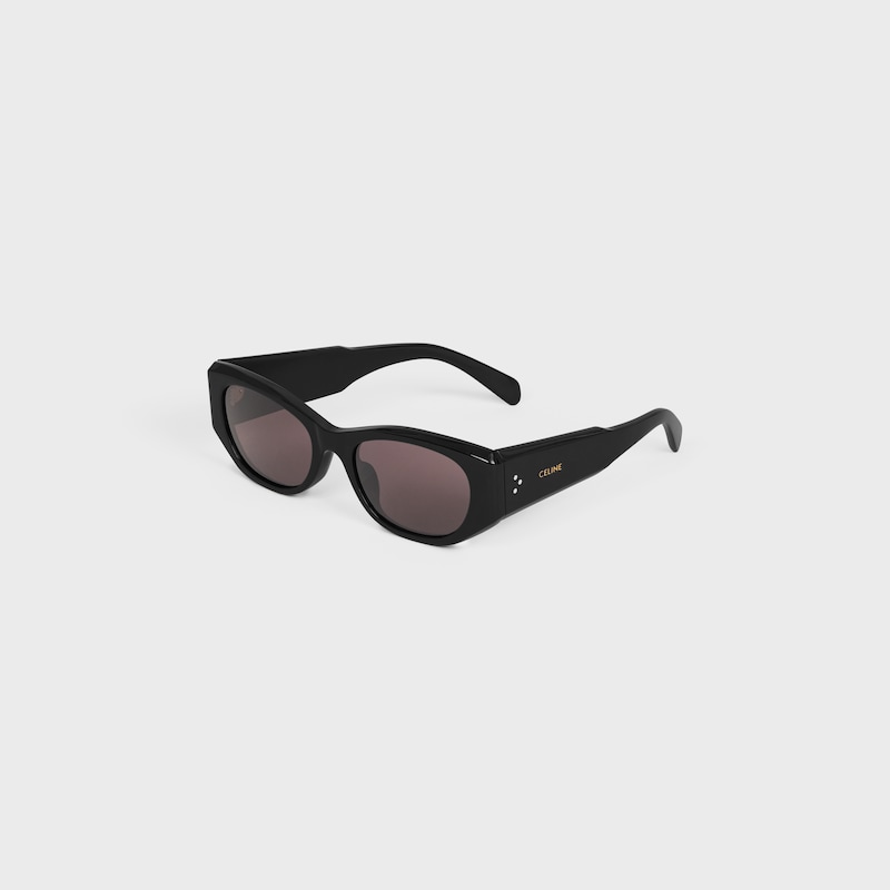 lunettes de soleil rectangulaires s329 en acétate
