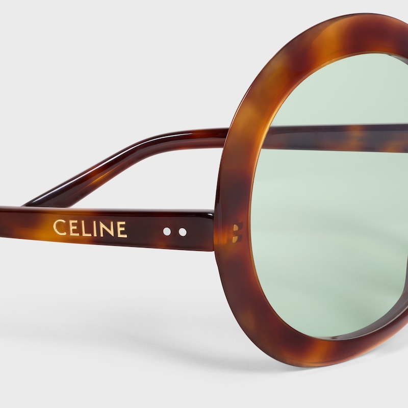 lunettes de soleil rondes en acétate