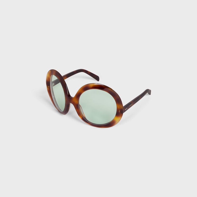 lunettes de soleil rondes en acétate