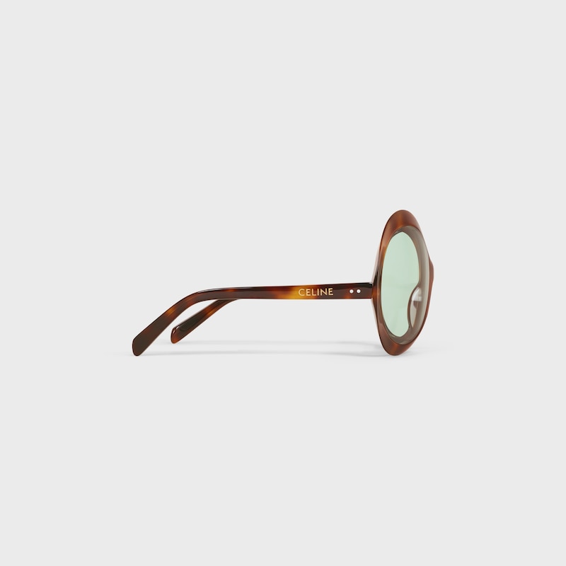 lunettes de soleil rondes en acétate