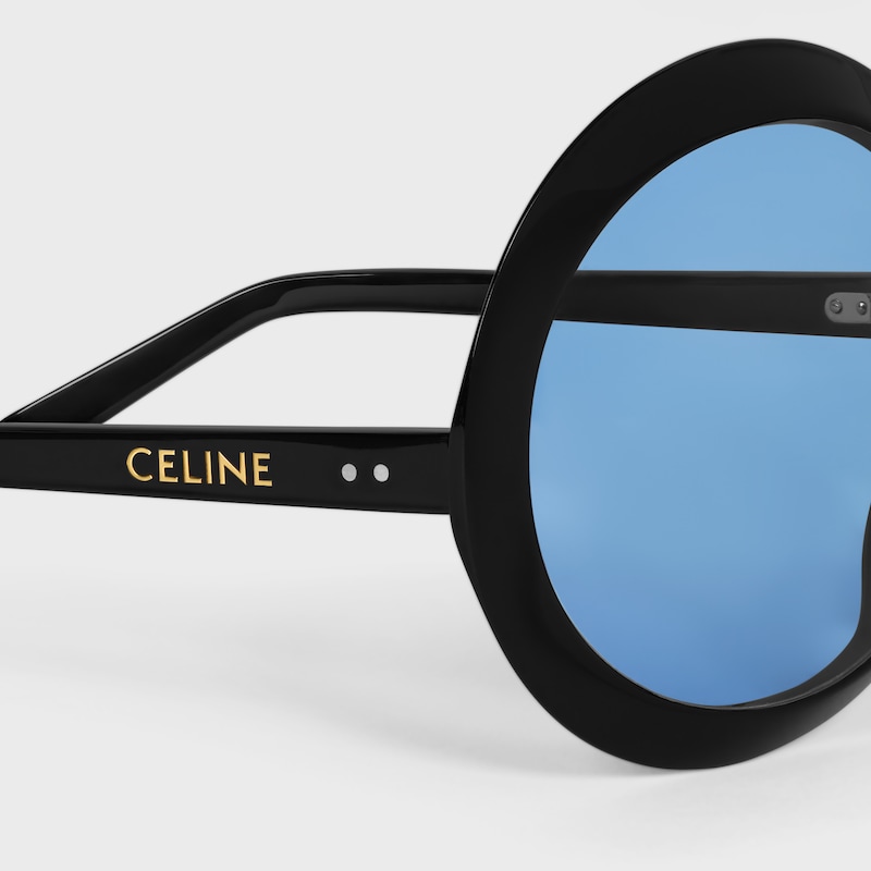 lunettes de soleil rondes en acétate