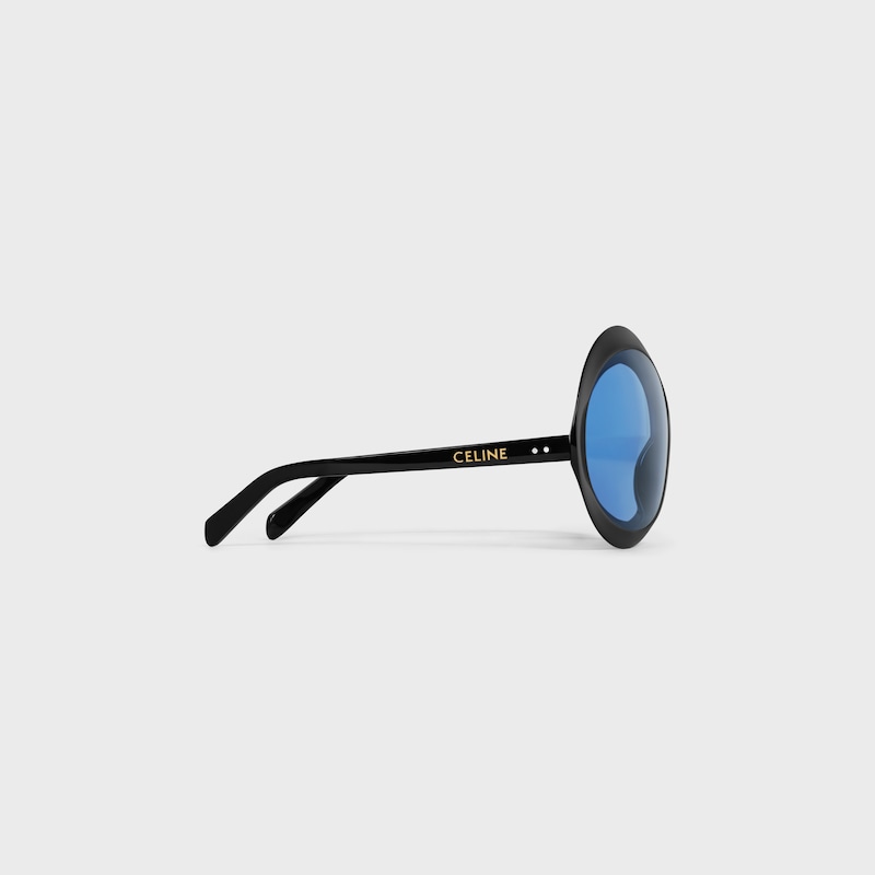 lunettes de soleil rondes en acétate